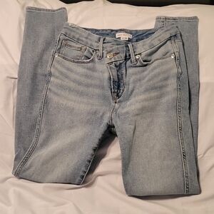 GOOD AMERICAN WOMEN'S JEANS, SIZE 0/25 EUC